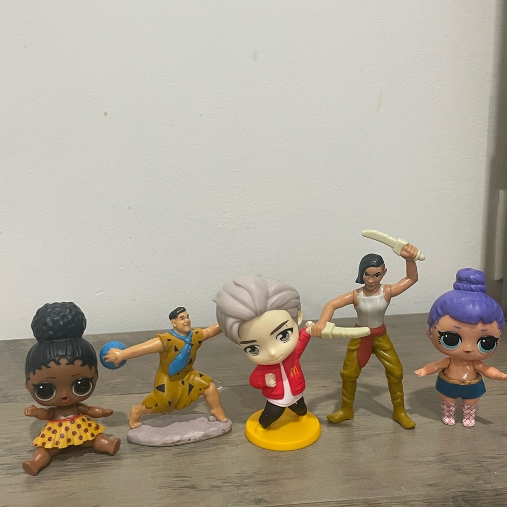 Colorful Action Figure Set for Kids